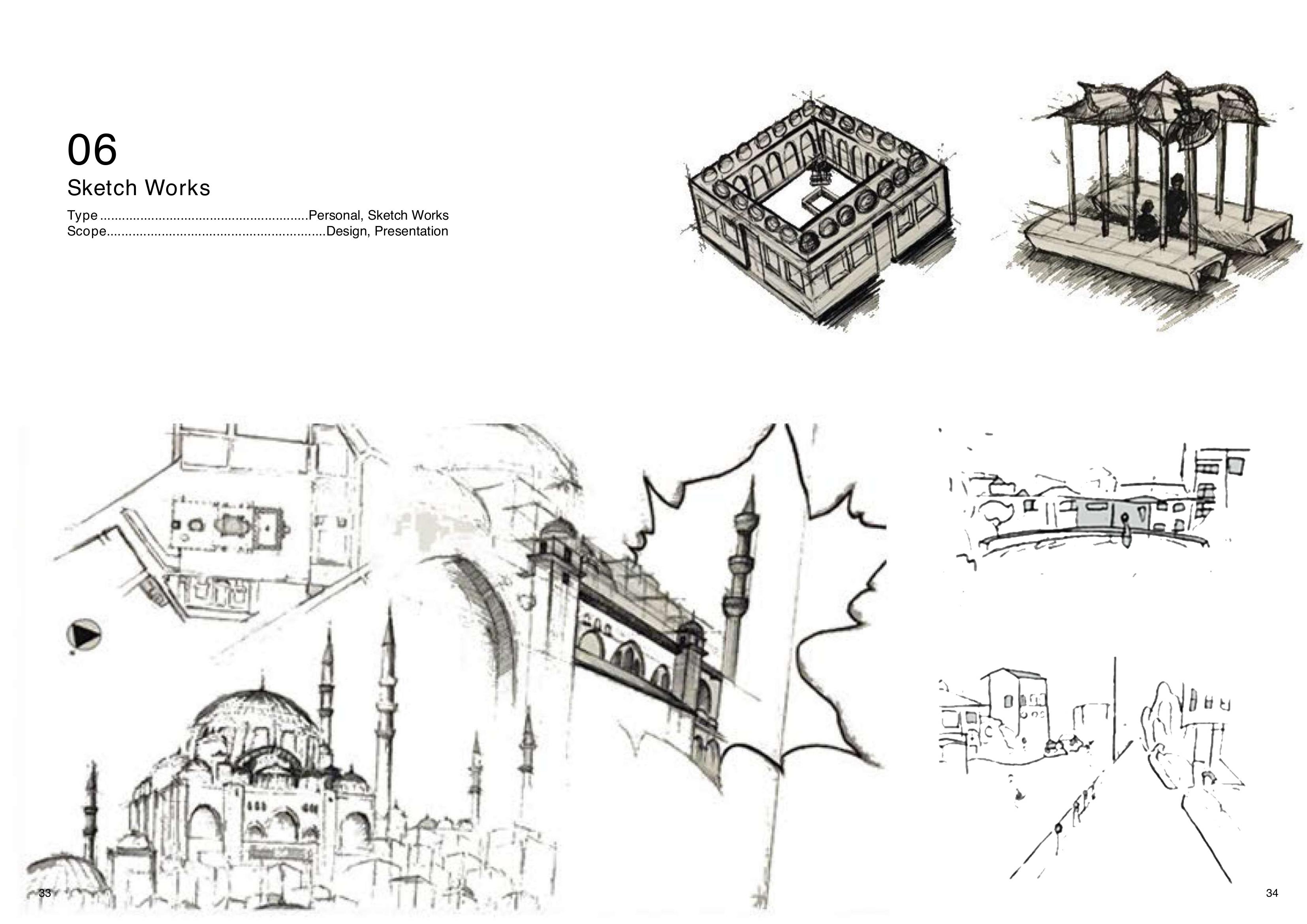 Architectural Sketch Works